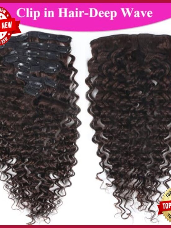 20 Inch Brazilian Remy Human Hair Clip In Extensions 120g 8 Piece Set main image 4